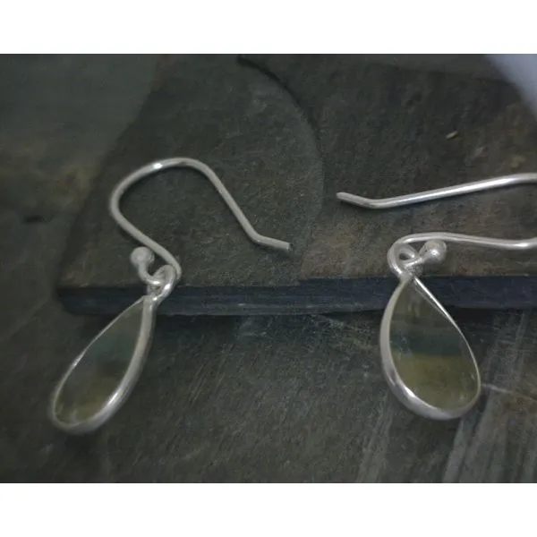 Ss Butterfly W/ Amethyst Stone  Drop Earrings Vulcan's Forge LLC KANSAS CITY, MO