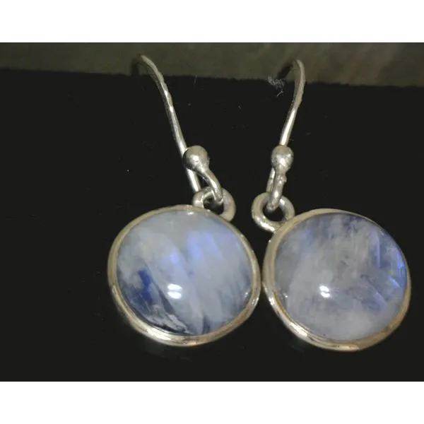 silver earrings with stones Vulcan's Forge LLC KANSAS CITY, MO
