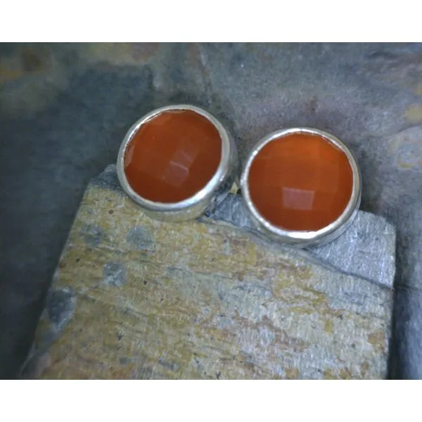 silver earrings with stones Vulcan's Forge LLC KANSAS CITY, MO