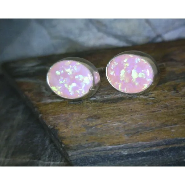 silver earrings with stones Vulcan's Forge LLC KANSAS CITY, MO