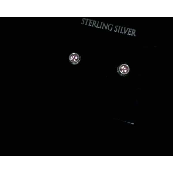 silver earrings with stones Vulcan's Forge LLC KANSAS CITY, MO
