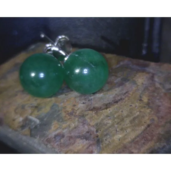 silver earrings with stones Vulcan's Forge LLC KANSAS CITY, MO