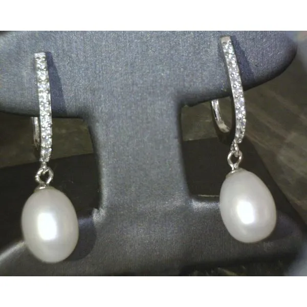 silver earrings with stones Vulcan's Forge LLC KANSAS CITY, MO