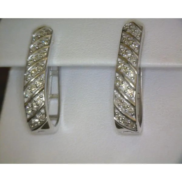 silver earrings with stones Vulcan's Forge LLC KANSAS CITY, MO