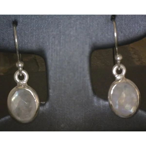 silver earrings with stones Vulcan's Forge LLC KANSAS CITY, MO