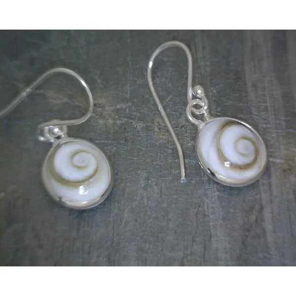 SS Eye Of Shiva Oval Drop Earrings Vulcan's Forge LLC KANSAS CITY, MO