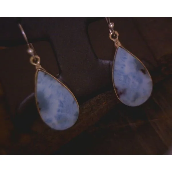 silver earrings with stones Vulcan's Forge LLC KANSAS CITY, MO