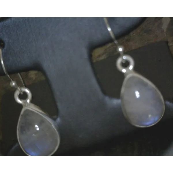 silver earrings with stones Vulcan's Forge LLC KANSAS CITY, MO