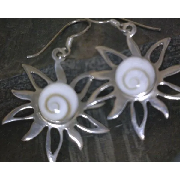 SS Eye of Shive Sunburst Earrings Vulcan's Forge LLC KANSAS CITY, MO