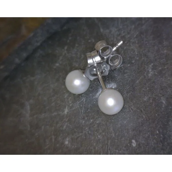silver earrings with stones Vulcan's Forge LLC Kansas City, MO