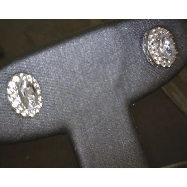 silver earrings with stones Vulcan's Forge LLC Kansas City, MO