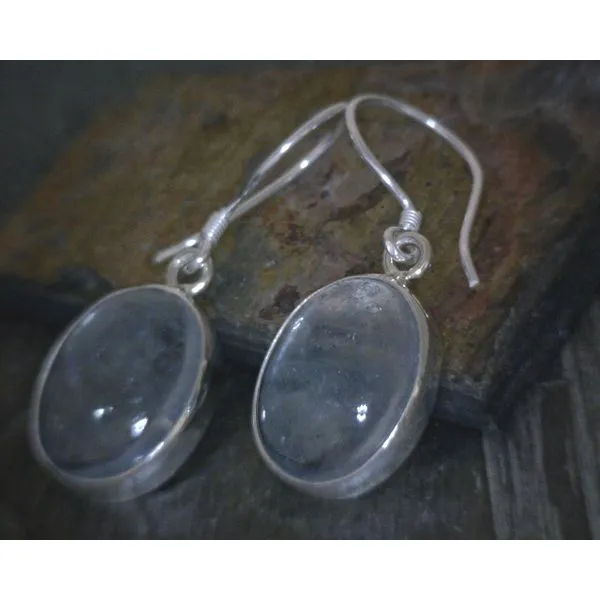 silver earrings with stones Vulcan's Forge LLC Kansas City, MO