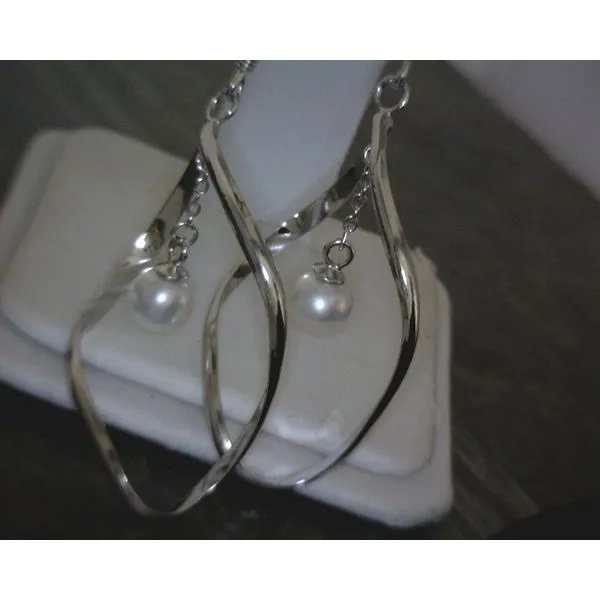 silver earrings with stones Vulcan's Forge LLC Kansas City, MO