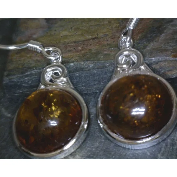 silver earrings with stones Vulcan's Forge LLC Kansas City, MO