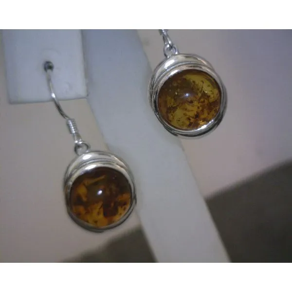 silver earrings with stones Vulcan's Forge LLC Kansas City, MO