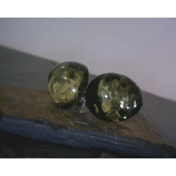 silver earrings with stones Vulcan's Forge LLC Kansas City, MO