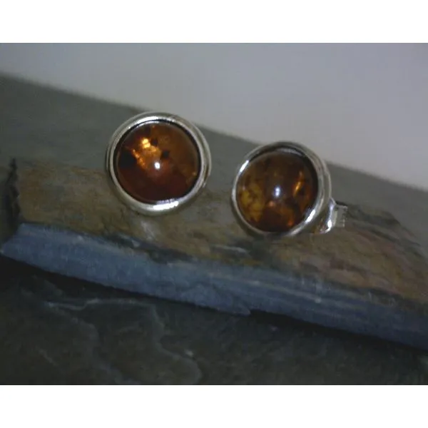 silver earrings with stones Vulcan's Forge LLC Kansas City, MO