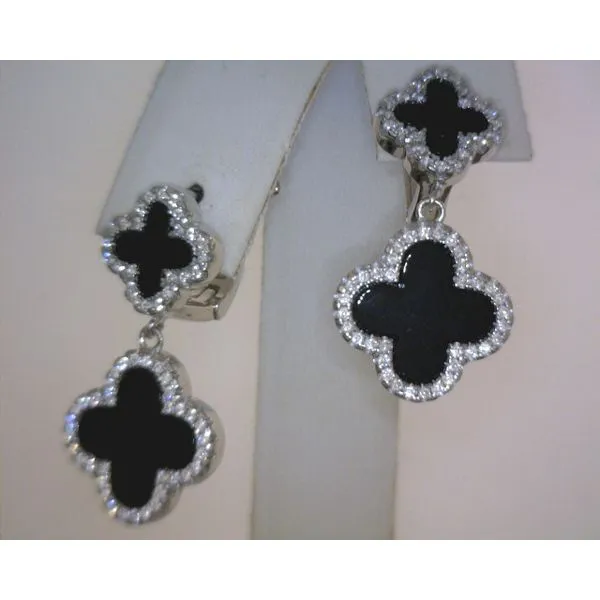 silver earrings with stones Vulcan's Forge LLC Kansas City, MO
