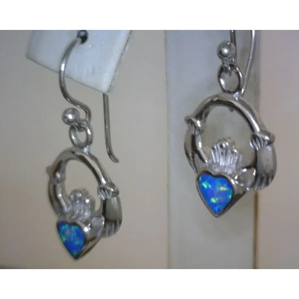 silver earrings with stones Vulcan's Forge LLC Kansas City, MO