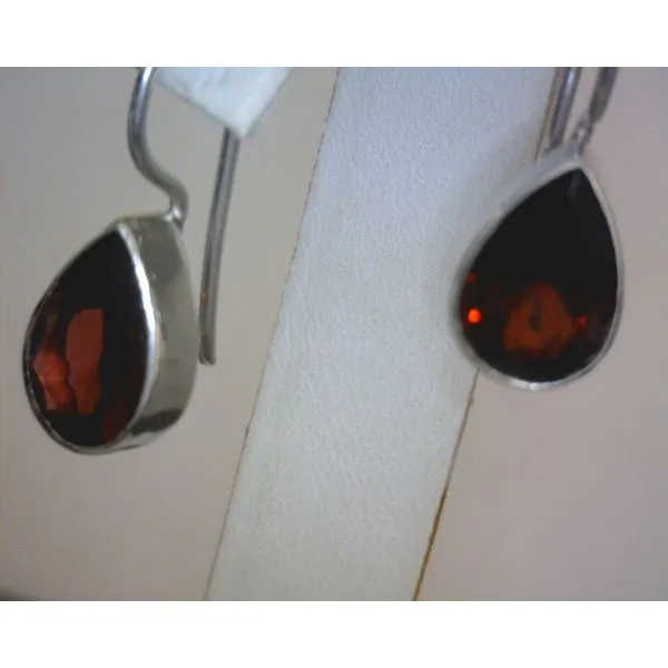 silver earrings with stones Vulcan's Forge LLC Kansas City, MO