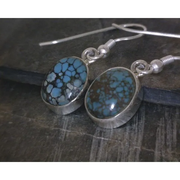 silver earrings with stones Vulcan's Forge LLC Kansas City, MO