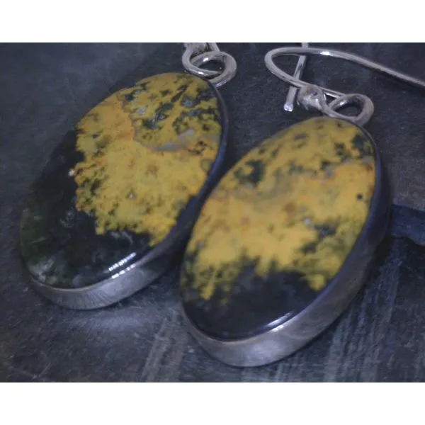 silver earrings with stones Vulcan's Forge LLC Kansas City, MO