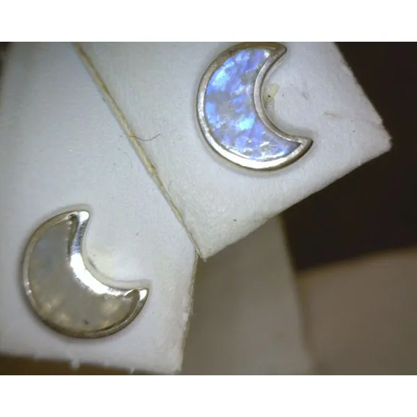 silver earrings with stones Vulcan's Forge LLC Kansas City, MO