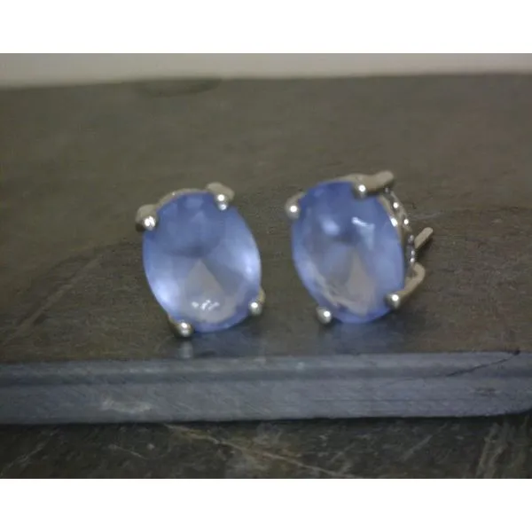 silver earrings with stones Vulcan's Forge LLC Kansas City, MO