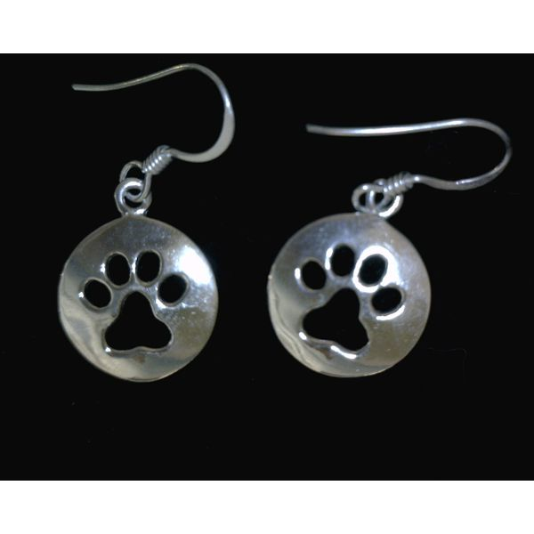 SS Puppy Paw Earrings Vulcan's Forge LLC Kansas City, MO