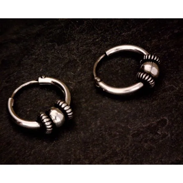 Sterling Silver Hoop Vulcan's Forge LLC Kansas City, MO
