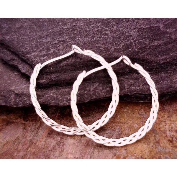 Sterling Braided Hoops Vulcan's Forge LLC Kansas City, MO