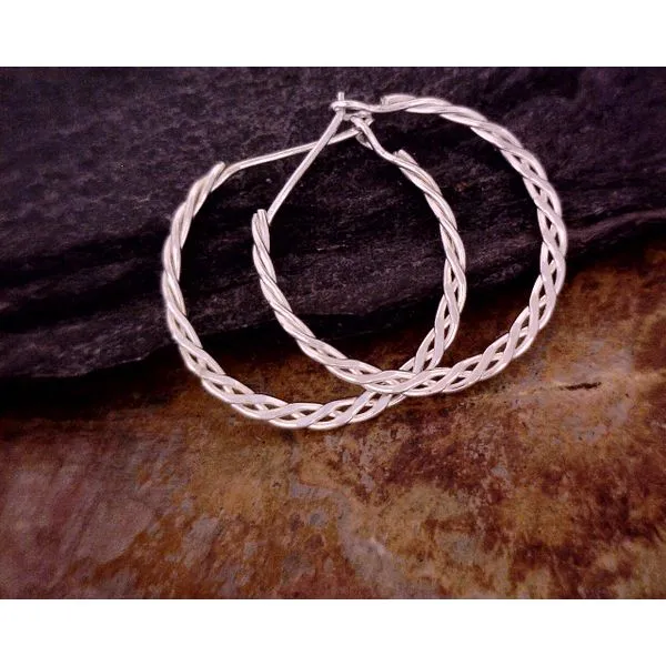 Sterling Braided Hoops Vulcan's Forge LLC Kansas City, MO