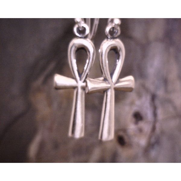 Sterling Silver Ankh Drops Vulcan's Forge LLC Kansas City, MO