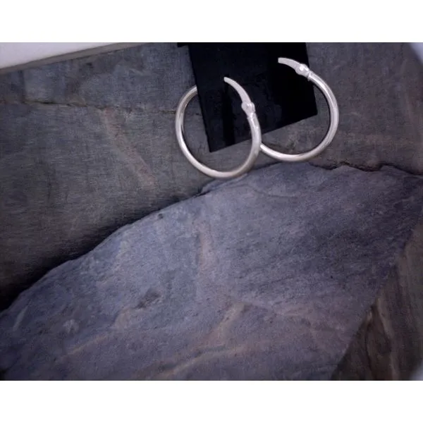 Sterling Silver Hoops Vulcan's Forge LLC KANSAS CITY, MO