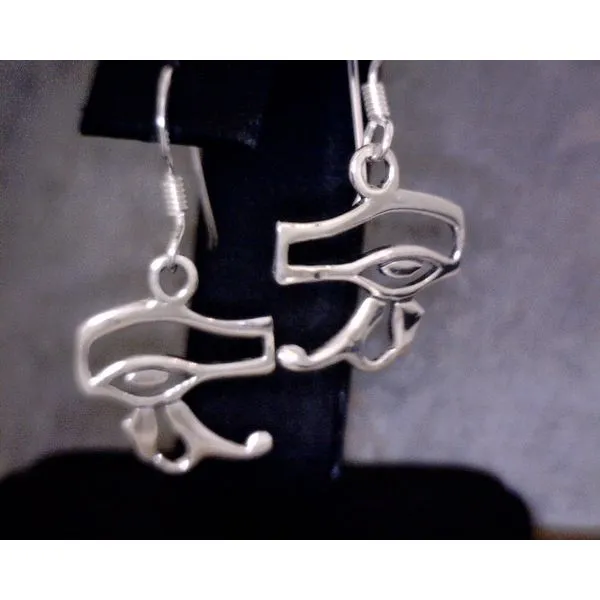 Sterling Silver Horus Earrings Vulcan's Forge LLC KANSAS CITY, MO