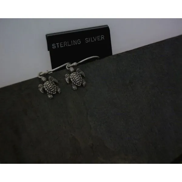 Sterling Silver Tortoise Earrings Vulcan's Forge LLC KANSAS CITY, MO