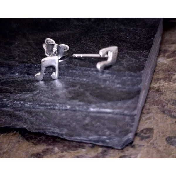 Sterling Silver Note Studs Vulcan's Forge LLC Kansas City, MO