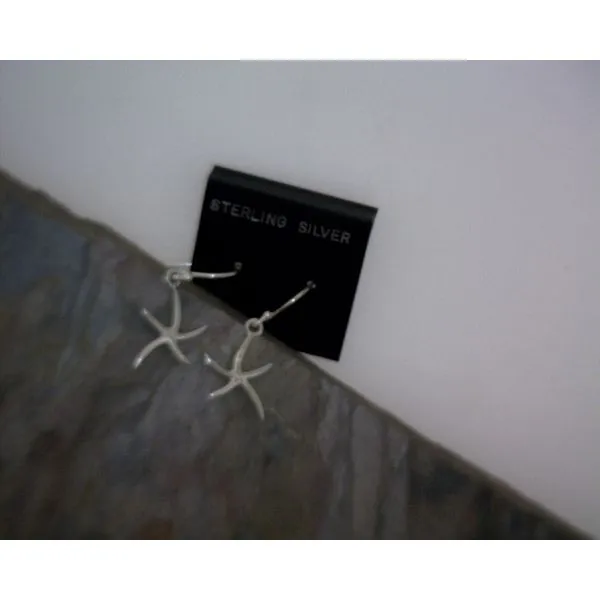 Sterling Silver Starfish Earrings Vulcan's Forge LLC KANSAS CITY, MO