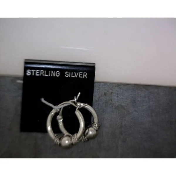 Sterling Silver Bali Hoops Vulcan's Forge LLC KANSAS CITY, MO