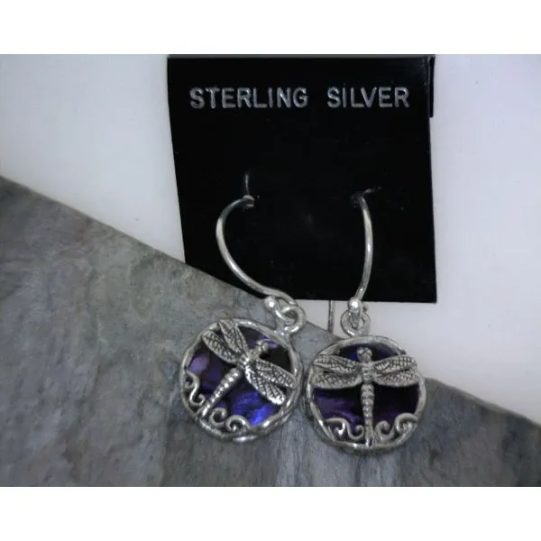 Sterling DragonFly Earrings Vulcan's Forge LLC KANSAS CITY, MO