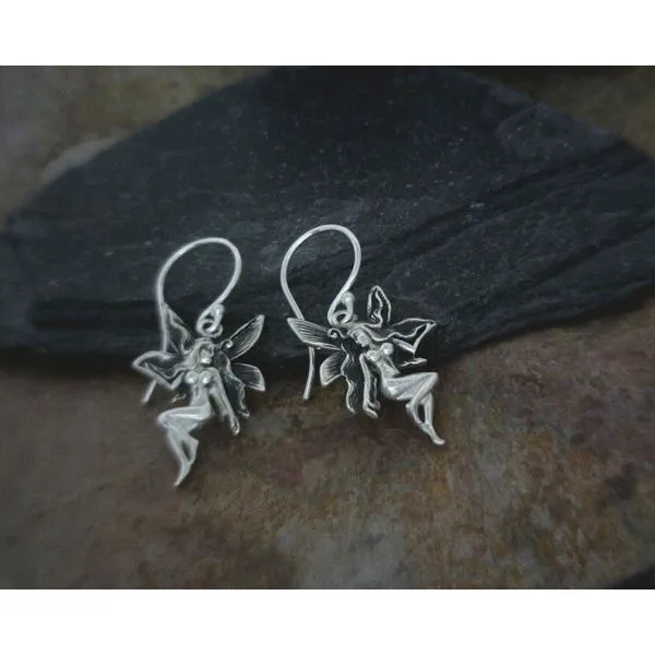 Sterling Fairy Drop Earrings Vulcan's Forge LLC Kansas City, MO