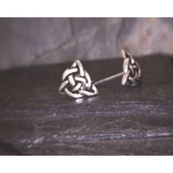 Sterling Triquetra (Trinity Knot) Studs Vulcan's Forge LLC Kansas City, MO