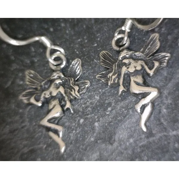 Sterling Fairy Drop Earrings Vulcan's Forge LLC KANSAS CITY, MO