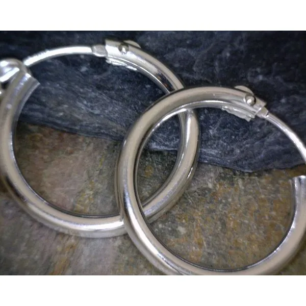 Sterling Silver Saddle Snap Hoops Vulcan's Forge LLC Kansas City, MO