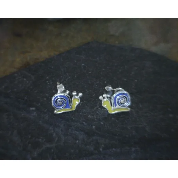 SS  Snail Stud Earrings Vulcan's Forge LLC KANSAS CITY, MO