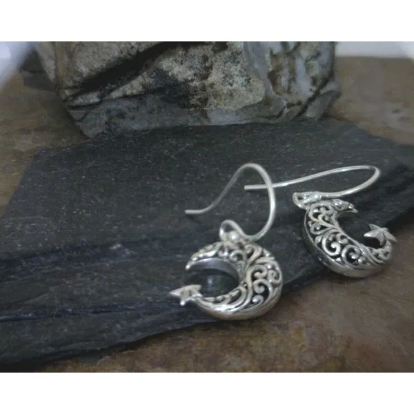 SS Moon & Star Earrings Vulcan's Forge LLC KANSAS CITY, MO