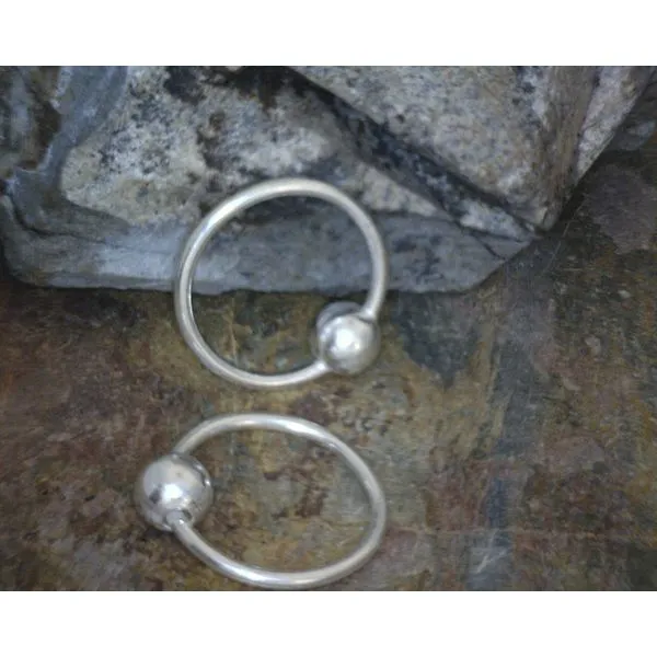 SS 8MM Bead Hoop Vulcan's Forge LLC KANSAS CITY, MO
