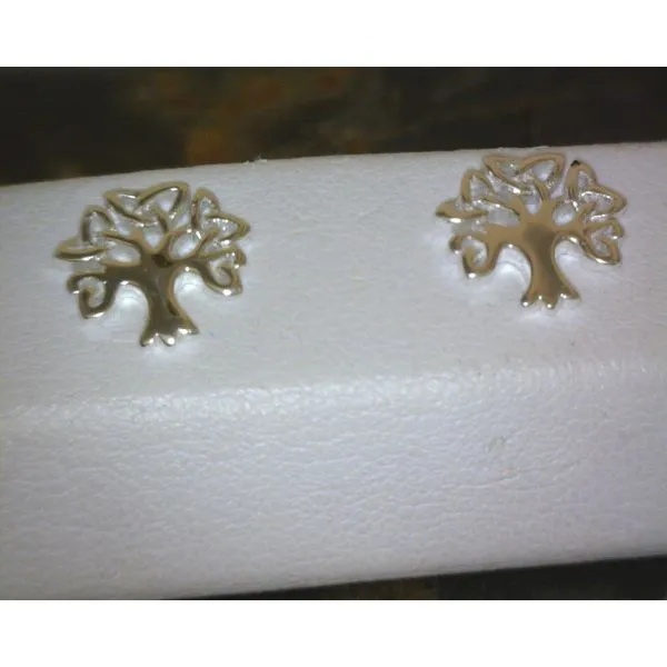 SS Celtic Tree Stud Earrings Vulcan's Forge LLC KANSAS CITY, MO
