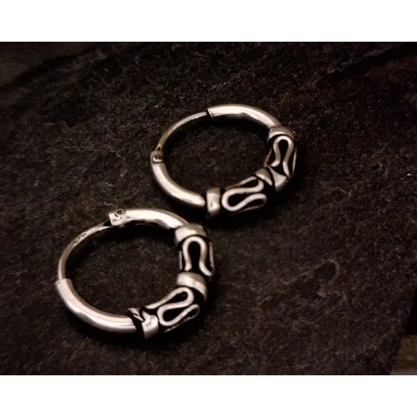SS Continuous Bali Style 13mm Hoop Vulcan's Forge LLC Kansas City, MO