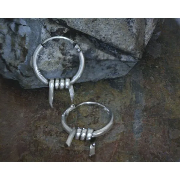 SS small barb wire hoop 15mm Vulcan's Forge LLC KANSAS CITY, MO